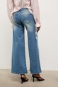 Odzież Answear.LAB jeansy straight damskie WS26-SJD028 granatowy