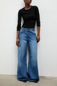 Answear.LAB jeansy loose damskie niebieski 827.tok