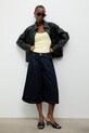 Answear.LAB jeansy wide leg damskie 4540756.tok granatowy WS26