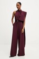 Answear.LAB kombinezon 1YB4WSTL0278.tok bordowy WS26
