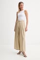 Answear.LAB spodnie tkanina beżowy 55365.iak