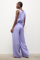 Odzież Answear.LAB spodnie damskie z wiskozy WS26-SPD008 fioletowy