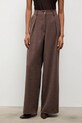 Answear.LAB spodnie 93721.iok brązowy WS26