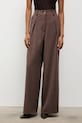 Answear.LAB spodnie 93721.iok brązowy WS26