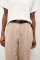 Одяг Штани з додаванням льону Answear.LAB m.08501.hak бежевий
