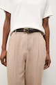 Abbigliamento Answear.LAB pantaloni con lino m.08501.hak beige