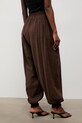 Odzież Answear.LAB spodnie damskie z modalem PN1577 brązowy