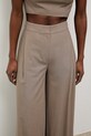 Answear.LAB spodnie damskie beżowy PN1615