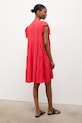 Odzież Answear.LAB sukienka z dodatkiem lnu ZY969.hak czerwony