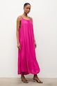 Odzież Answear.LAB sukienka Venezia.hak różowy