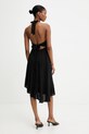 Odzież Answear.LAB sukienka wiskozowa Myconos.hak czarny