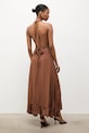 Odzież Answear.LAB sukienka Nerea.hak brązowy