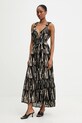 Answear.LAB sukienka Daizy.print.hak czarny WS26