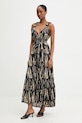 Answear.LAB sukienka Daizy.print.hak czarny WS26