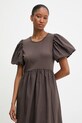 Bavlnené šaty Answear.LAB hnedá 51419.iak