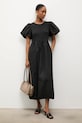 Βαμβακερό φόρεμα Answear.LAB 51419.iak μαύρο WS26