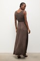 Odzież Answear.LAB sukienka z wiskozy WS26-SUD031 brązowy