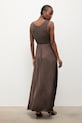 Oblečenie Answear.LAB šaty z viskózy WS26-SUD031 hnedá