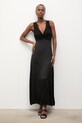 Answear.LAB sukienka z wiskozy WS26-SUD031 czarny WS26