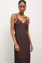 Answear.LAB šaty ve stylu spodničky WS26-SUD032 hnědá WS26