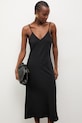 Answear.LAB білизняна сукня WS26-SUD032 чорний WS26