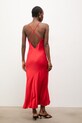 Odzież Answear.LAB sukienka bieliźniana z wiskozy WS26-SUD040 czerwony