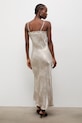 Oblečenie Answear.LAB spodnicové šaty s prímesou ľanu NewSlipDress.hak béžová