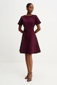 Answear.LAB sukienka UP26K-202021.tok bordowy WS26