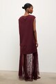 Odzież Answear.LAB sukienka 225024082.tok bordowy