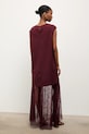 Odzież Answear.LAB sukienka 225024082.tok bordowy