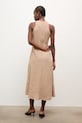 Oblečenie Šaty s prímesou ľanu Answear.LAB m.08804.hak béžová