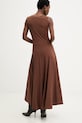 Odzież Answear.LAB sukienka WS26-SUD059 brązowy