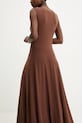 Answear.LAB sukienka WS26-SUD059 brązowy