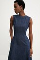 Answear.LAB sukienka jeansowa granatowy m.08802.hak