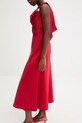 Answear.LAB sukienka midi czerwony 58304.tok