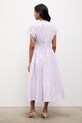Odzież Answear.LAB sukienka bawełniana ZY990.hak fioletowy