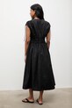 Odzież Answear.LAB sukienka bawełniana ZY990.hak czarny