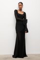 Φόρεμα Answear.LAB μακρύ μαύρο 15817.fak