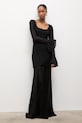 Φόρεμα Answear.LAB μακρύ μαύρο 15817.fak