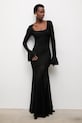 Answear.LAB sukienka 15817.fak czarny WS26