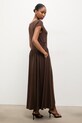 Odzież Answear.LAB sukienka 661793.hak brązowy