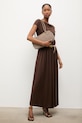 Answear.LAB sukienka brązowy 661793.hak