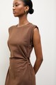 Answear.LAB sukienka brązowy 661808.hak