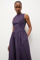 Answear.LAB sukienka bawełniana fioletowy WS26-SUD096