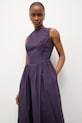Answear.LAB sukienka bawełniana fioletowy WS26-SUD096