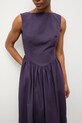 Answear.LAB sukienka bawełniana WS26-SUD096 fioletowy