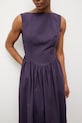 Answear.LAB sukienka bawełniana WS26-SUD096 fioletowy