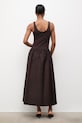Odzież Answear.LAB sukienka letnia bawełniana WS26-SUD106 brązowy