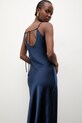 Answear.LAB sukienka bieliźniana granatowy WS26-SUD108