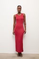 Answear.LAB sukienka z wiskozy WS26-SUD109 czerwony WS26